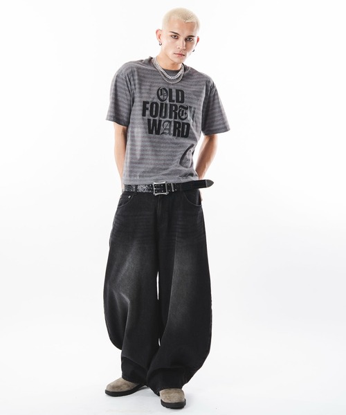 SHORT ROUND(ショートラウンド)の「SHORT ROUND/【26年春夏新作】カーブデニムパンツ(デニムパンツ・メンズ・インディゴブルー/グレー/ブラック系3・LARGE/MEDIUM)」の20枚目の写真