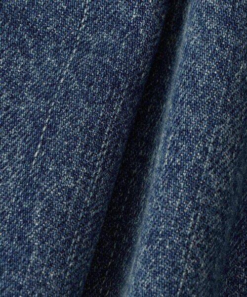 allureville(アルアバイル)の「デニムノーカラージャケット(ノーカラージャケット・レディース・インディゴブルー・2/1)」の17枚目の写真