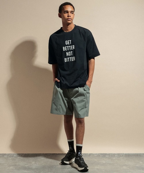 NUMERALS（ヌメラルズ）の「[NUMERALS]MESSAGE PRINT SHORT SLEEVE T-SHIRT（Tシャツ/カットソー・メンズ・ホワイト/キャメル/ブラック・LARGE/MEDIUM）」の6枚目の写真