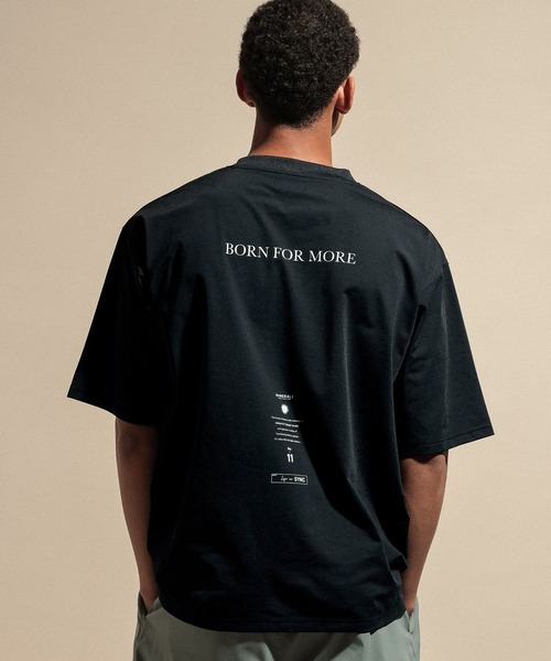 NUMERALS（ヌメラルズ）の「[NUMERALS]MESSAGE PRINT SHORT SLEEVE T-SHIRT（Tシャツ/カットソー・メンズ・ホワイト/キャメル/ブラック・LARGE/MEDIUM）」の9枚目の写真