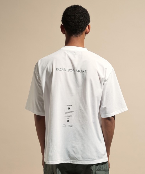 NUMERALS（ヌメラルズ）の「[NUMERALS]MESSAGE PRINT SHORT SLEEVE T-SHIRT（Tシャツ/カットソー・メンズ・ホワイト/キャメル/ブラック・LARGE/MEDIUM）」の19枚目の写真