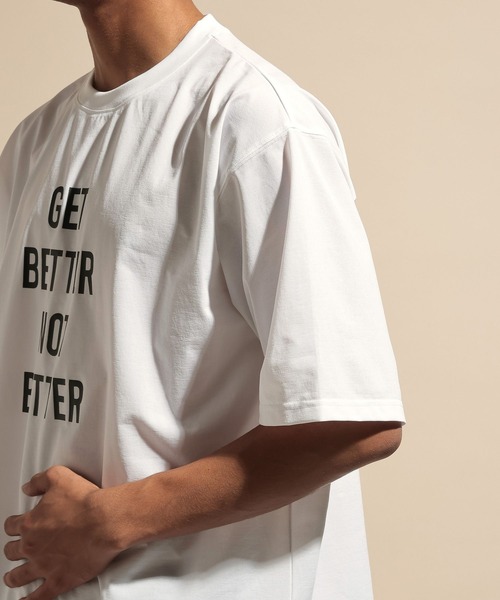 NUMERALS（ヌメラルズ）の「[NUMERALS]MESSAGE PRINT SHORT SLEEVE T-SHIRT（Tシャツ/カットソー・メンズ・ホワイト/キャメル/ブラック・LARGE/MEDIUM）」の22枚目の写真