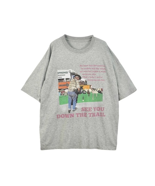 TEEN BOOP（ティーンブープ）の「ルーズカラーロゴTee（Tシャツ/カットソー・レディース・オフホワイト/グレー・FREE）」の8枚目の写真