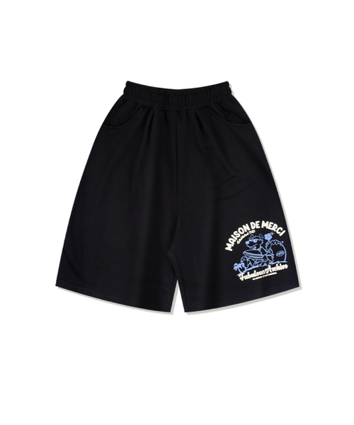 FABULOUS ARCHIVE(ファビュラスアーカイブ)の「SURFING PUPPY BERMUDA SHORTS BLACK(FCG2PT816M)(その他パンツ・レディース・ブラック・MEDIUM/LARGE)」の2枚目の写真