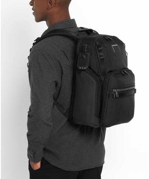TUMI(トゥミ)の「ALPHA BRAVO 「サーチ」バックパック(A4/PC15インチまで対応)(バックパック/リュック・メンズ・ブラウン系その他・FREE)」の4枚目の写真
