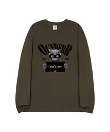 THUG_オーバーサイズ_ロングスリーブ [カーキ]