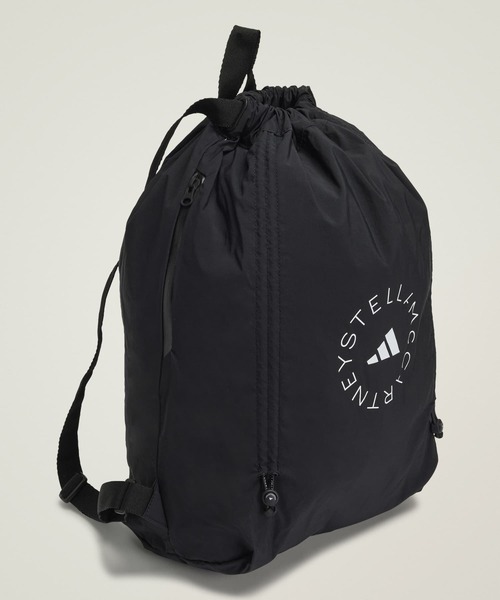 adidas(アディダス)の「adidas by Stella McCartney ジムサック【adidas by Stella McCartney】 / アディダス adidas(エコバッグ/サブバッグ・レディース・ブラック・FREE)」の3枚目の写真