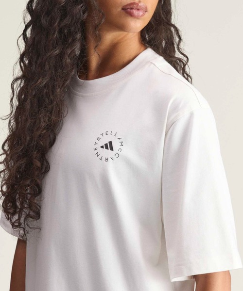 adidas by Stella McCartney(アディダスバイステラマッカートニー)の「adidas by Stella McCartney ルーズ 半袖Tシャツ【adidas by Stella McCartney】 / アディダス adidas(Tシャツ/カットソー・レディース・ホワイト・SMALL/X-SMALL/MEDIUM/LARGE/3XL/XX-LARGE/X-LARGE)」の5枚目の写真