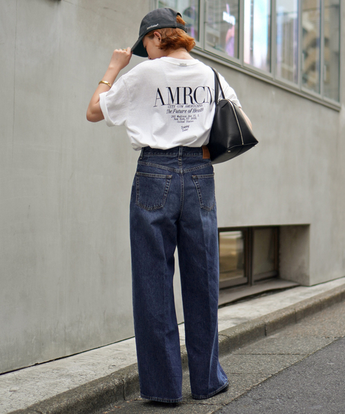 AMERICANA(アメリカーナ)の「【AMERICANA/アメリカーナ】別注EMBROIDERY CAP(キャップ・レディース・ボルドー/ネイビー・FREE)」の7枚目の写真