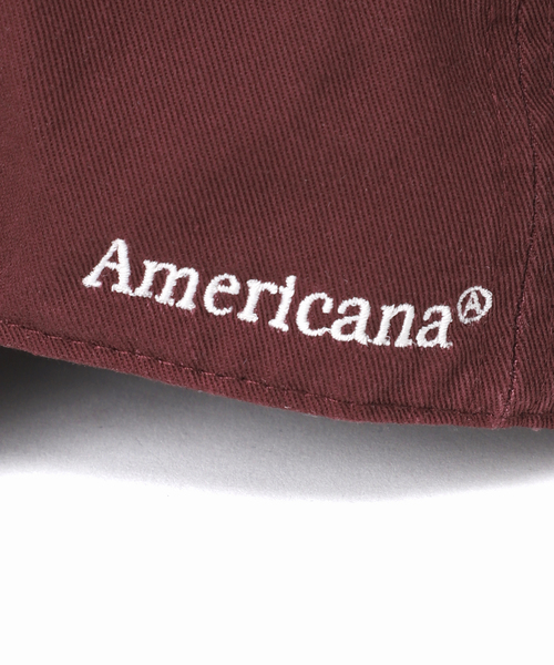 AMERICANA(アメリカーナ)の「【AMERICANA/アメリカーナ】別注EMBROIDERY CAP(キャップ・レディース・ボルドー/ネイビー・FREE)」の20枚目の写真