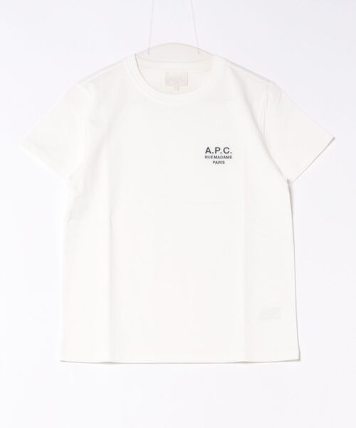 A.P.C.(アーペーセー)の「T-SHIRT RUE MADAME(Tシャツ/カットソー・レディース・ホワイト・S/M/L)」の1枚目の写真