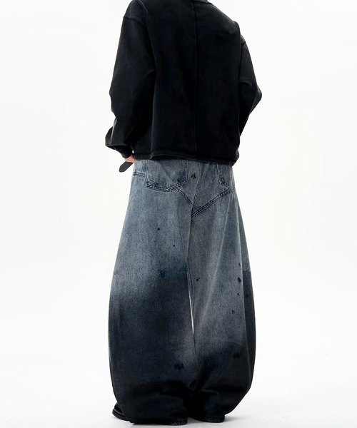 JOHNNY WOLF(ジョニーウルフ)の「HOPPERED ワイドバギー カーブ デニムパンツ(デニムパンツ・メンズ・ブルー・L/M/S)」の13枚目の写真