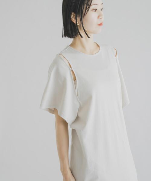 THE GOODLAND MARKET(ザグッドランドマーケット)の「cwtch MULTI WAY C/T DRESS(ワンピース・レディース・ライトブルー/ブラック/ホワイト系その他・FREE)」の4枚目の写真