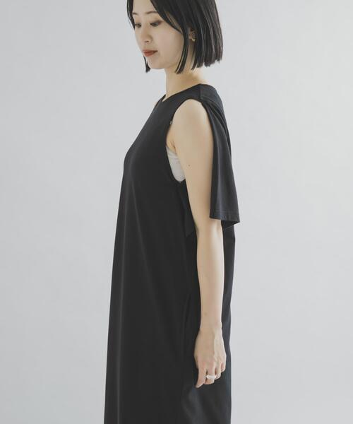 THE GOODLAND MARKET(ザグッドランドマーケット)の「cwtch MULTI WAY C/T DRESS(ワンピース・レディース・ライトブルー/ブラック/ホワイト系その他・FREE)」の14枚目の写真