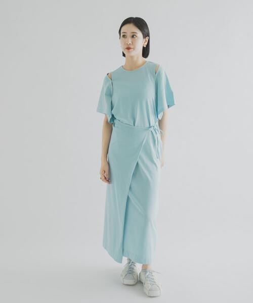 THE GOODLAND MARKET(ザグッドランドマーケット)の「cwtch MULTI WAY C/T DRESS(ワンピース・レディース・ライトブルー/ブラック/ホワイト系その他・FREE)」の22枚目の写真
