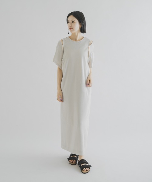 THE GOODLAND MARKET(ザグッドランドマーケット)の「cwtch MULTI WAY C/T DRESS(ワンピース・レディース・ライトブルー/ブラック/ホワイト系その他・FREE)」の2枚目の写真