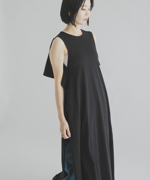 THE GOODLAND MARKET(ザグッドランドマーケット)の「cwtch MULTI WAY C/T DRESS(ワンピース・レディース・ライトブルー/ブラック/ホワイト系その他・FREE)」の3枚目の写真