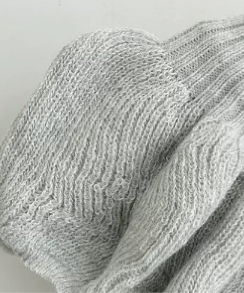 LA POMME petit(ラポミ・プチ)の「Ballet Ruffle Off-Shoulder Top/バレエラッフルオフショルダートップス(Tシャツ/カットソー・レディース・グレー/ホワイト/ライトグレー/グリーン・FREE)」の7枚目の写真