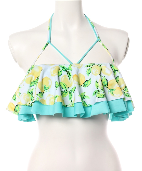 Luz Llena (philter)（ラズレナ　フィルター）の「[単品]配色ダブルフリル・ブラトップ/水着/3Dビキニ（水着・レディース・その他2/その他3/その他5/ホワイト×パープル/その他8/その他10/ピンク/その他1/その他6/その他4/その他7/その他9/ホワイト×ブルー/ブラック/ミント/ラベンダー・LARGE/SMALL/MEDIUM）」の14枚目の写真