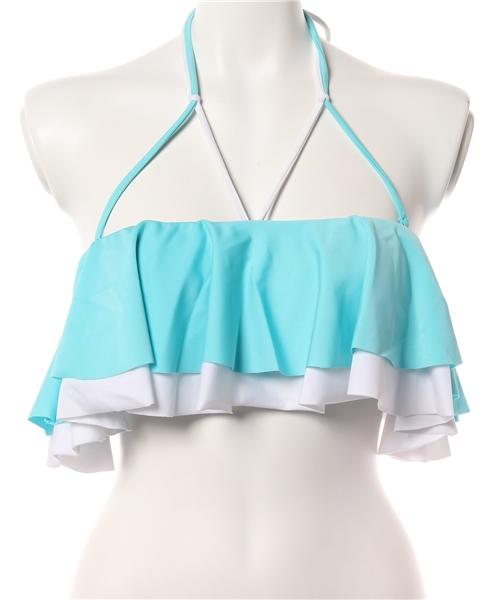 Luz Llena (philter)（ラズレナ　フィルター）の「[単品]配色ダブルフリル・ブラトップ/水着/3Dビキニ（水着・レディース・その他2/その他3/その他5/ホワイト×パープル/その他8/その他10/ピンク/その他1/その他6/その他4/その他7/その他9/ホワイト×ブルー/ブラック/ミント/ラベンダー・LARGE/SMALL/MEDIUM）」の5枚目の写真