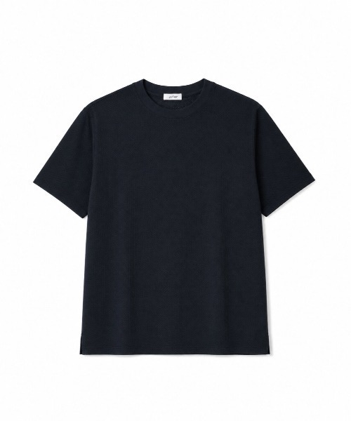 JUN STANDARD PICKS(ジュンスタンダードピックス)の「メッシュ編みTシャツ(Tシャツ/カットソー・メンズ・ネイビー/ブラック/ホワイト・L/LL/M/S)」の3枚目の写真