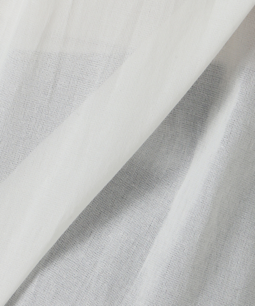 SLOBE IENA（スローブイエナ）の「crinkle crinkle crinkle SLOBE別注 レースギャザー2WAYブラウス（シャツ/ブラウス・レディース・ホワイト・FREE）」の18枚目の写真