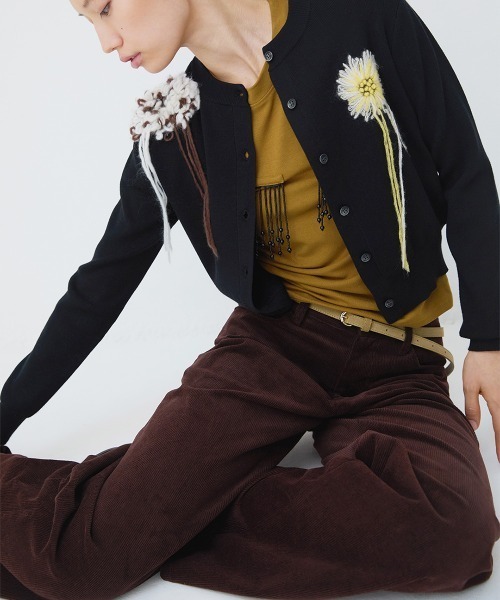 leinwande(ラインヴァンド)の「Easy Work Trousers / イージーワークトラウザー(その他パンツ・レディース・BROWN/Navy/Beige・MEDIUM/SMALL)」の3枚目の写真
