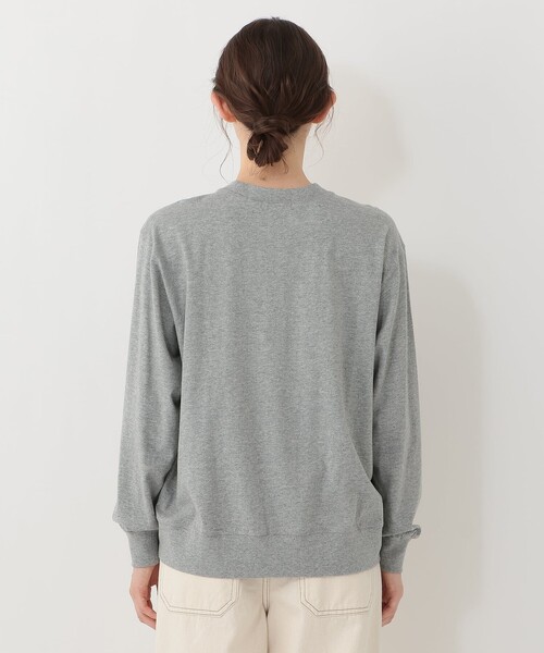 Afternoon Tea(アフタヌーンティー)の「【Afternoon Tea別注】切替プルオーバー/リバティプリント(Tシャツ/カットソー・レディース・ネイビー/グレー・MEDIUM)」の3枚目の写真