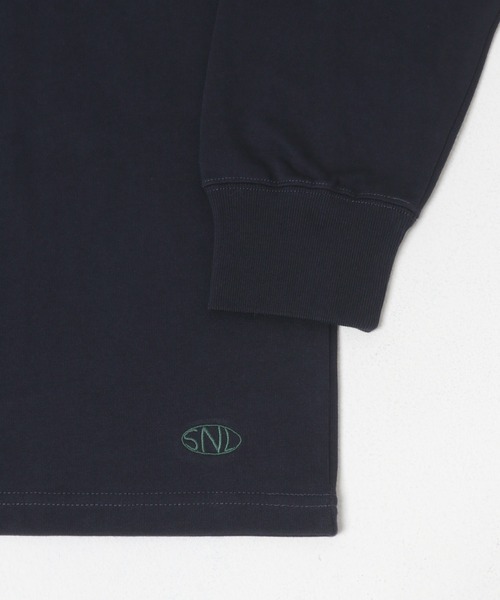 URBAN RESEARCH Sonny Label(アーバンリサーチサニーレーベル)の「ラグビーカラーロングスリーブシャツ(Tシャツ/カットソー・メンズ・ホワイト/ブラウン/ネイビー・LARGE/MEDIUM)」の10枚目の写真
