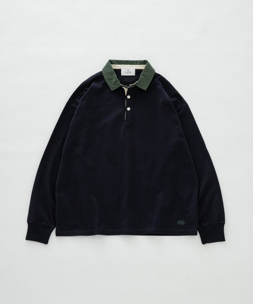 URBAN RESEARCH Sonny Label(アーバンリサーチサニーレーベル)の「ラグビーカラーロングスリーブシャツ(Tシャツ/カットソー・メンズ・ホワイト/ブラウン/ネイビー・LARGE/MEDIUM)」の14枚目の写真
