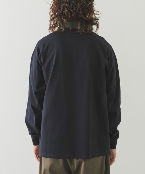 URBAN RESEARCH Sonny Label(アーバンリサーチサニーレーベル)の「ラグビーカラーロングスリーブシャツ(Tシャツ/カットソー・メンズ・ホワイト/ブラウン/ネイビー・LARGE/MEDIUM)」の16枚目の写真