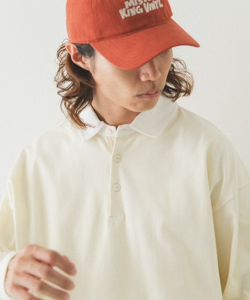 URBAN RESEARCH Sonny Label(アーバンリサーチサニーレーベル)の「ラグビーカラーロングスリーブシャツ(Tシャツ/カットソー・メンズ・ホワイト/ブラウン/ネイビー・LARGE/MEDIUM)」の18枚目の写真