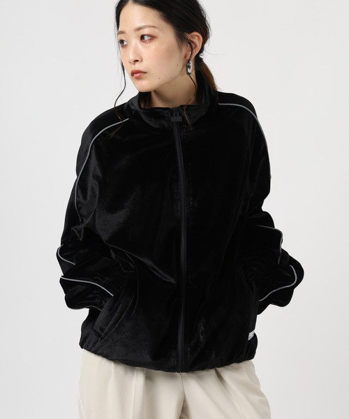 PRO CLUB (プロクラブ)の「PRO CLUB VELOUR TRACK JACKET サイドライン ベロアトラックジャケット セットアップ可(ジャージ・メンズ・シルバー/ブラック/ネイビー/ピンク・S/M/XL/XS/3XL/2XL)」の10枚目の写真