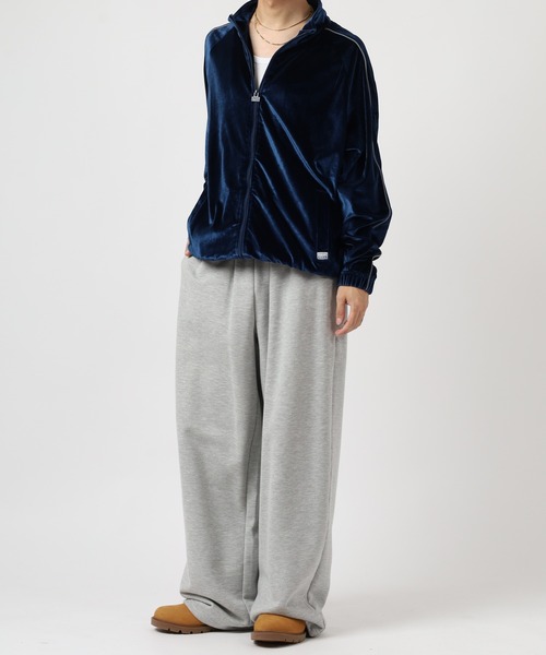 PRO CLUB (プロクラブ)の「PRO CLUB VELOUR TRACK JACKET サイドライン ベロアトラックジャケット セットアップ可(ジャージ・メンズ・シルバー/ブラック/ネイビー/ピンク・S/M/XL/XS/3XL/2XL)」の16枚目の写真