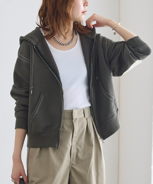 TanC TOKYO/タンクトウキョウ FADE SWEAT ZIP HOODIE フーディ