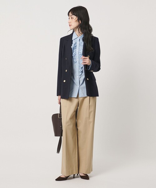 UNITED ARROWS(ユナイテッドアローズ)の「6B ウール ブレザー 26FW(テーラードジャケット・レディース・ネイビー/ブラウン系/その他2・34/40/38/36)」の7枚目の写真