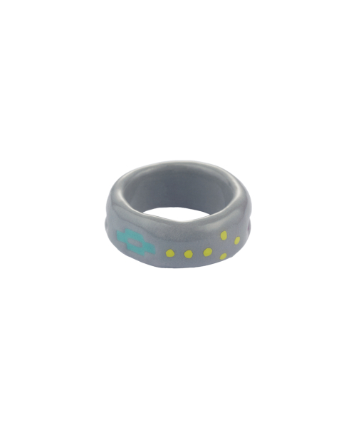 NFF（エヌエフエフ）の「ドゥードル ボールドリング（グレー）（リング・レディース・その他・8号/6号/4号/20号/18号/16号/14号/12号/10号/2号/22号）」の3枚目の写真