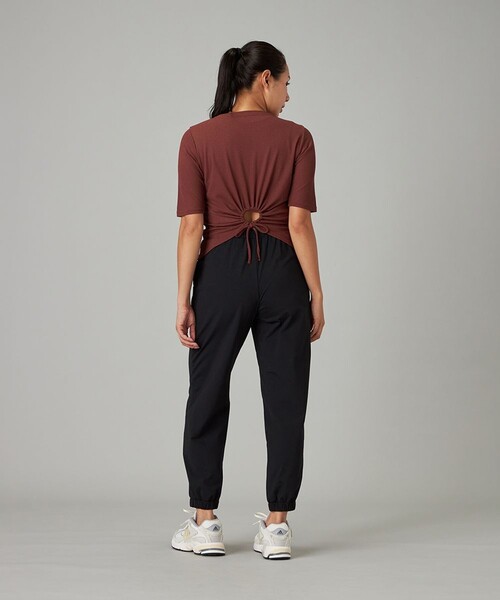 Chacott（チャコット）の「シアーワッフルハーフスリーブTシャツ（その他トップス・レディース・グレイッシュベージュ・M/L）」の9枚目の写真
