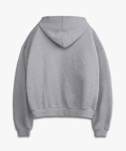 DOFFJASON(ドフジェーソン)の「レザーポイントフードジップアップ メランジグレー(パーカー・レディース・その他・MEDIUM/LARGE)」の3枚目の写真
