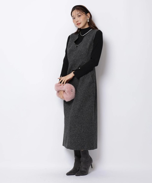 JUSGLITTY（ジャスグリッティー）の「スカラジャンスカ（ワンピース・レディース・ブラック/ホワイト系その他・2/1/0）」の6枚目の写真