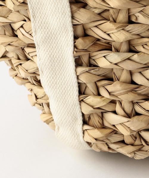 Another Edition（アナザーエディション）の「テープミニバスケットトート/AEBC Tape MiniBSK TOTE（かごバッグ・レディース・オフホワイト/オリーブ・FREE）」の9枚目の写真