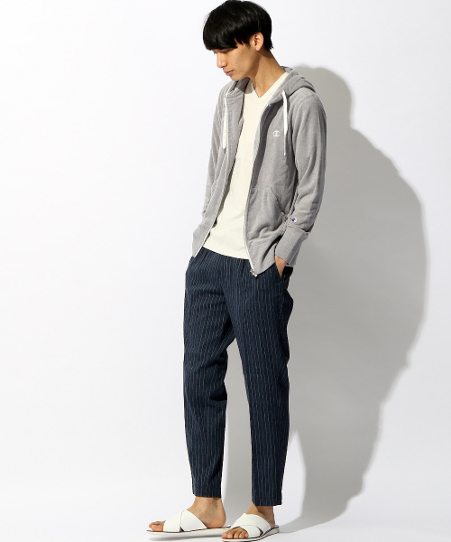 Champion（チャンピオン）の「【別注】【セットアップ対応】Champion パイル パーカー（パーカー・メンズ・グレー/ネイビー/ホワイト・3/2/4）」の18枚目の写真