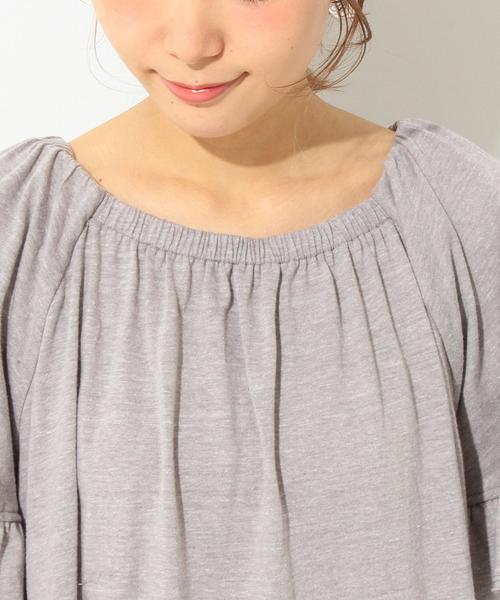 Another Edition（アナザーエディション）の「【WEB店舗限定】オフショルダーチュニックワンピース/ aeBFC オフショル チュニック OP◆（ワンピース・レディース・ブラック/ライトグレー/レッド・フリー）」の13枚目の写真