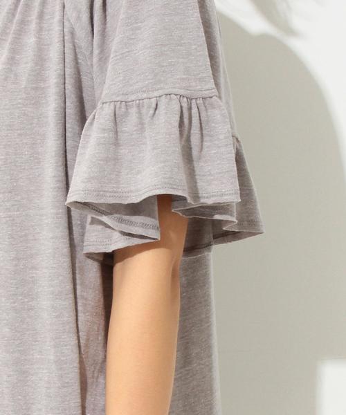 Another Edition（アナザーエディション）の「【WEB店舗限定】オフショルダーチュニックワンピース/ aeBFC オフショル チュニック OP◆（ワンピース・レディース・ブラック/ライトグレー/レッド・フリー）」の14枚目の写真