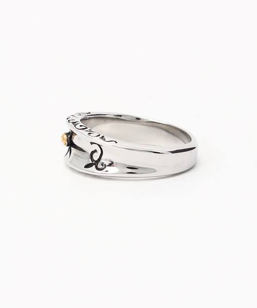 Vaya Con Dios（ヴァヤコンディオス）の「【VayaConDios/ ヴァヤコンディオス】ステンレス製ネイティブリング（リング・メンズ・シルバー/ブラック/アンティークシルバー・#17/#19/#21）」の4枚目の写真