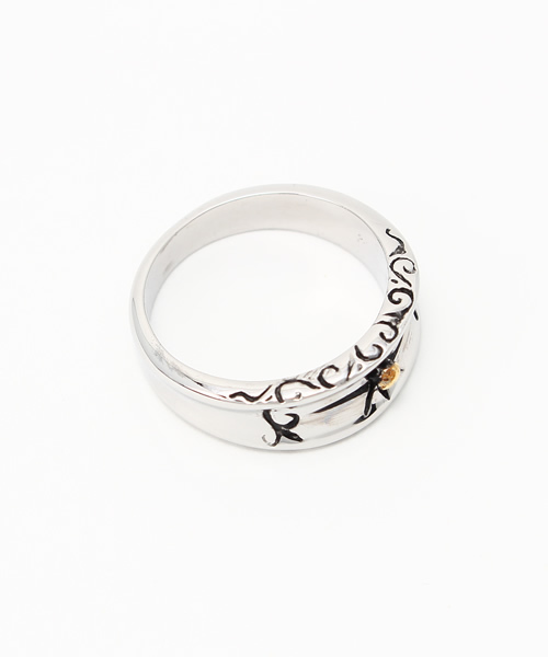 Vaya Con Dios（ヴァヤコンディオス）の「【VayaConDios/ ヴァヤコンディオス】ステンレス製ネイティブリング（リング・メンズ・シルバー/ブラック/アンティークシルバー・#17/#19/#21）」の6枚目の写真