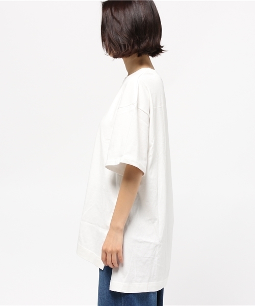 Heather（ヘザー）の「サイドスリットBIGT 727038（Tシャツ/カットソー・レディース・ブラック/ヘザ－グレー/アイボリー・FREE）」の5枚目の写真