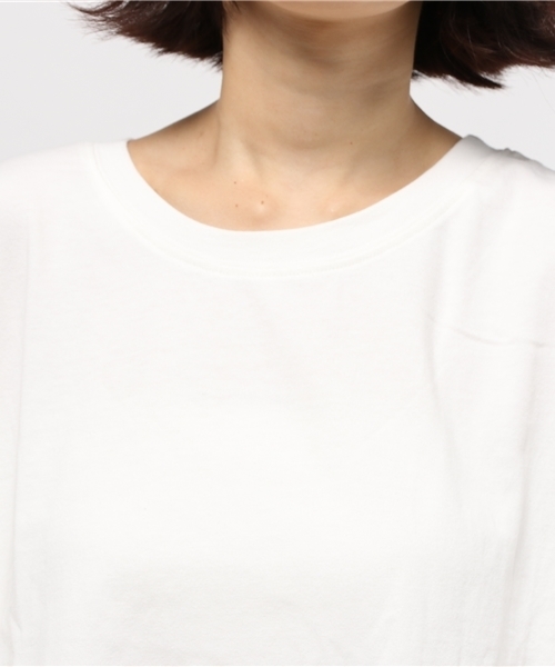 Heather（ヘザー）の「サイドスリットBIGT 727038（Tシャツ/カットソー・レディース・ブラック/ヘザ－グレー/アイボリー・FREE）」の7枚目の写真