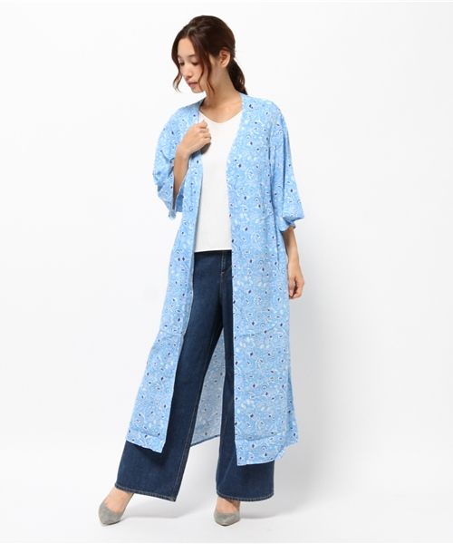 SLY(スライ)の「DIRNDL FLOWER GOWN(カーディガン/ボレロ・レディース・ライトブルー/ブラック/ワインレッド・FREE)」の15枚目の写真