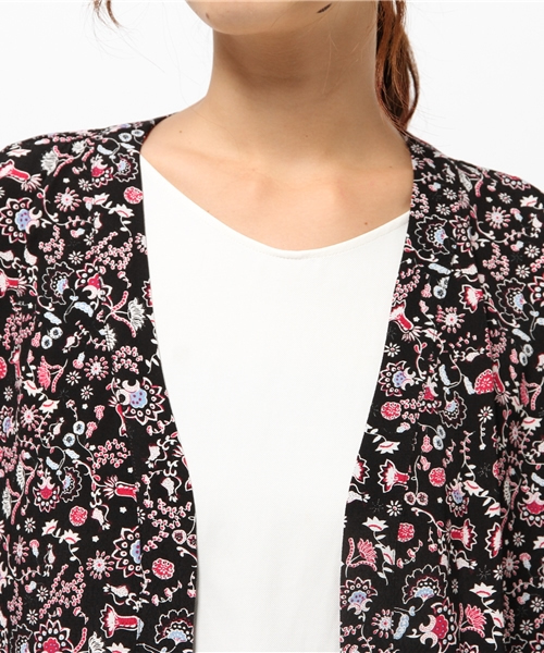 SLY(スライ)の「DIRNDL FLOWER GOWN(カーディガン/ボレロ・レディース・ライトブルー/ブラック/ワインレッド・FREE)」の7枚目の写真